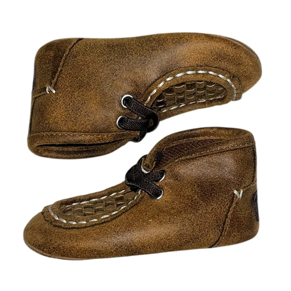 Twister‎ Baby Buckers Carson Brown Chukka Shoes - Infant Size 3